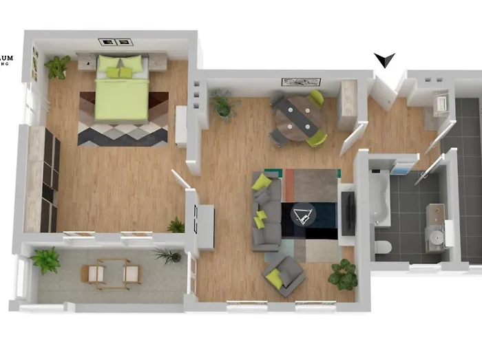 Ferienwohnung: Eichbaum Апартаменты *