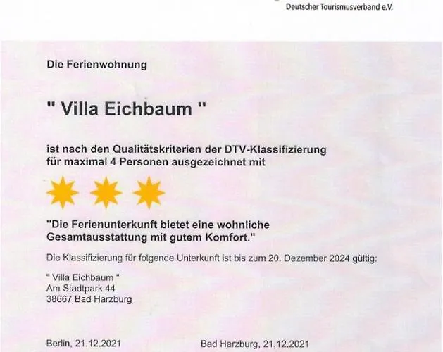 Ferienwohnung: Eichbaum Апартаменты Бад-Гарцбург